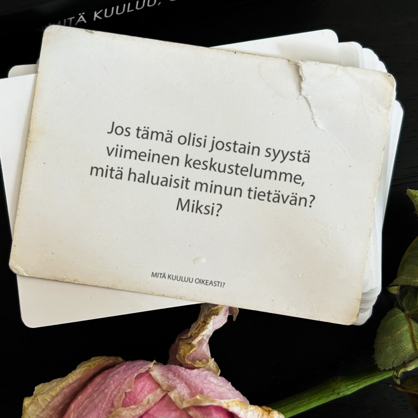 Mitä kuuluu oikeasti? Korttipakka